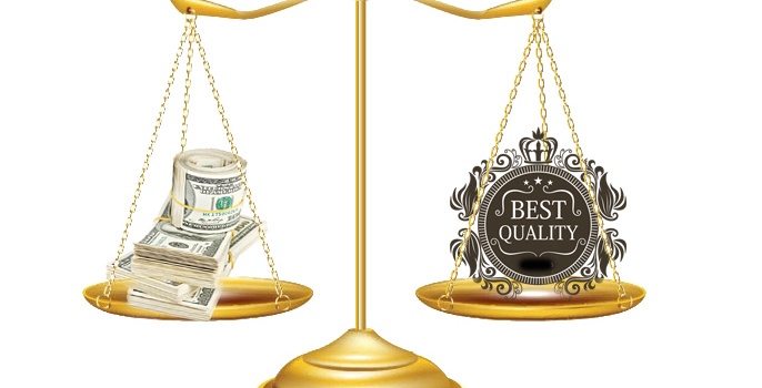 Choose low prices or choose quality?