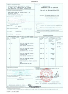 Chile FORM F